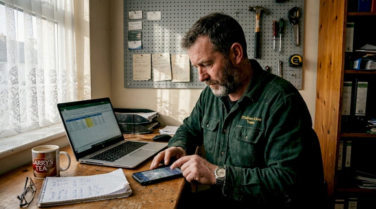 Automate job management for Irish trades: step-by-step